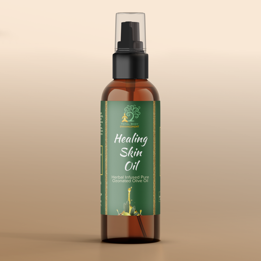 Total Body Enhancement Herbs - Healing Skin Oil - 4 fluid ounces