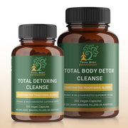 Total Body Detox Cleanse - 1 Week Cleanse - 100 Vegan Capsules | TBE Herbs Total Body Enhancement Herbs 