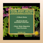 Total Body Detox Starter Bundle - TBE Herbs Total Body Enhancement Herbs - 3 Week TBE Herbs Detox Cleanse