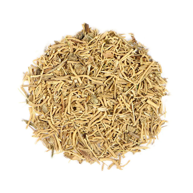 Valerian Root is a natural herb traditionally used to support relaxation and promote restful sleep.