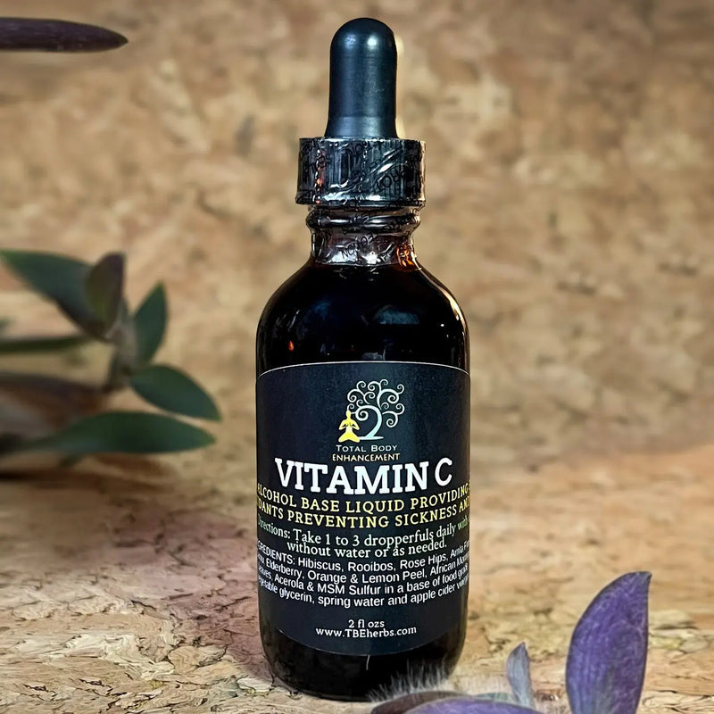 TBE Herbs Total Body Enhancement Herbs - Vitamin C Extract - 2 Fluid Ounces