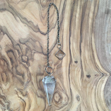 Crystal Quartz Pendulum