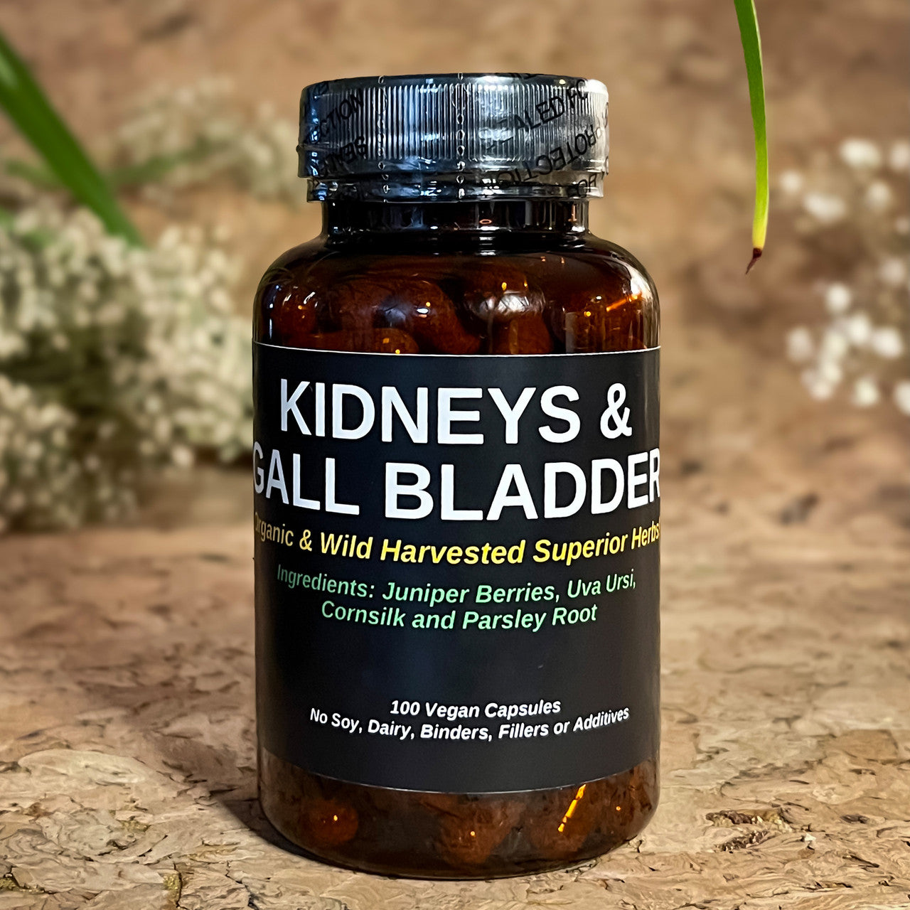 TBE Herbs Kidney and Bladder Formula - 100 Vegan Capsules