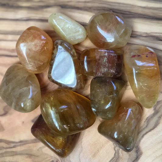 TBE Herbs Total Body Enhancement Herbs - Yellow Fluorite Piece