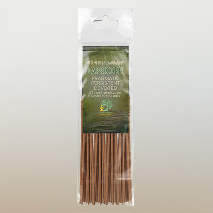 TBE Herbs Total Body Enhancement Herbs - Capricorn Astrology Incense 13 handmade blended sticks