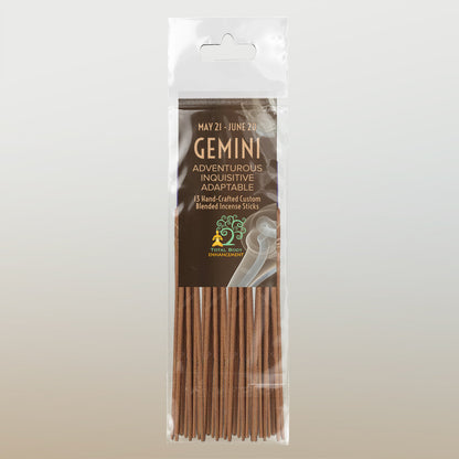 TBE Herbs Total Body Enhancement Herbs - Gemini Astrology Incense 13 handmade blended sticks