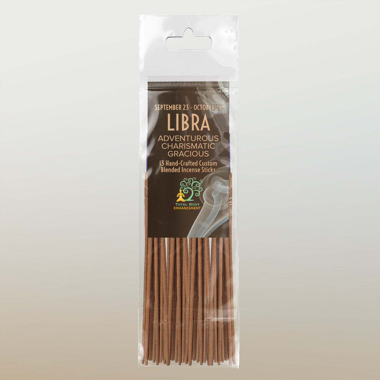 TBE Herbs Total Body Enhancement Herbs - Libra Astrology Incense 13 handmade blended sticks