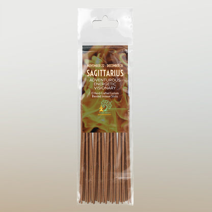 TBE Herbs Total Body Enhancement Herbs - Sagittarius Astrology Incense 13 handmade blended sticks