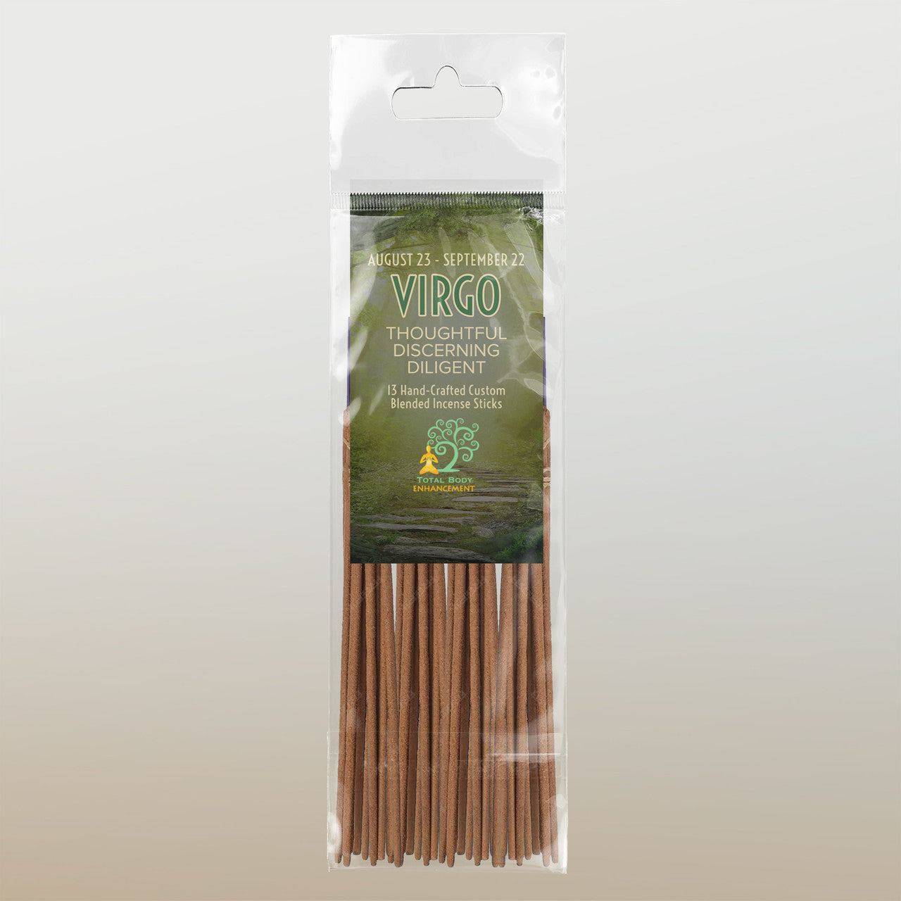TBE Herbs Total Body Enhancement Herbs - Virgo Astrology Incense 13 handmade blended sticks