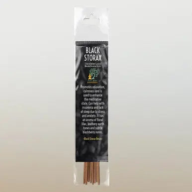 Black Storax Resin Incense Sticks TBE Herbs