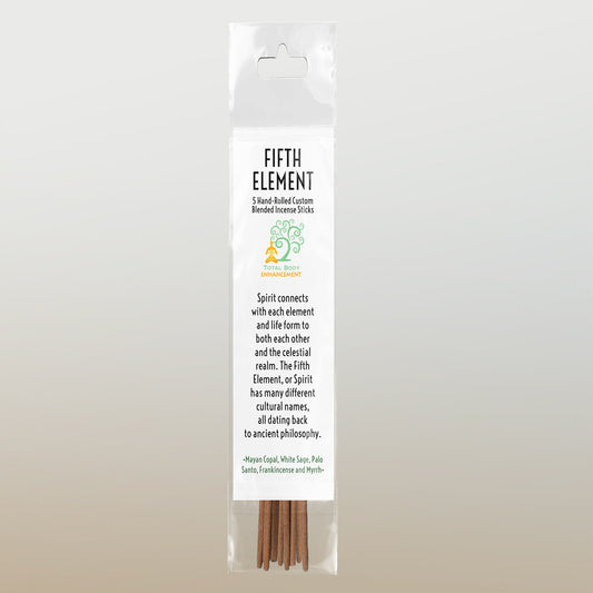 TBE Herbs Total Body Enhancement Herbs - Fifth Elements Resin Incense Sticks 5 handmade blended sticks