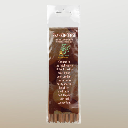 TBE Herbs Total Body Enhancement Herbs - Frankincense Incense Sticks 13 handmade blended sticks
