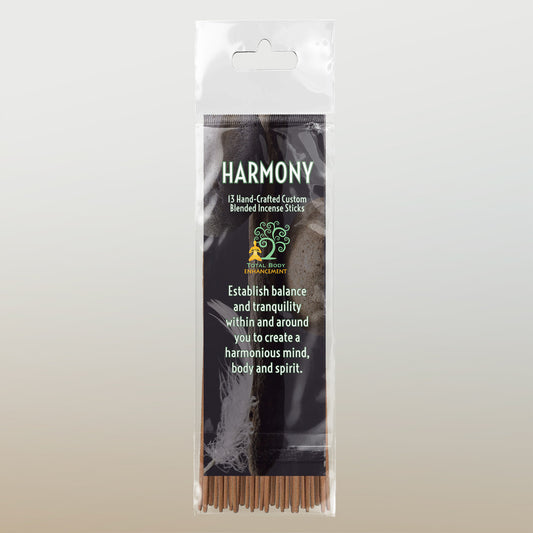 TBE Herbs Total Body Enhancement Herbs - Harmony Incense Sticks 13 handmade blended sticks