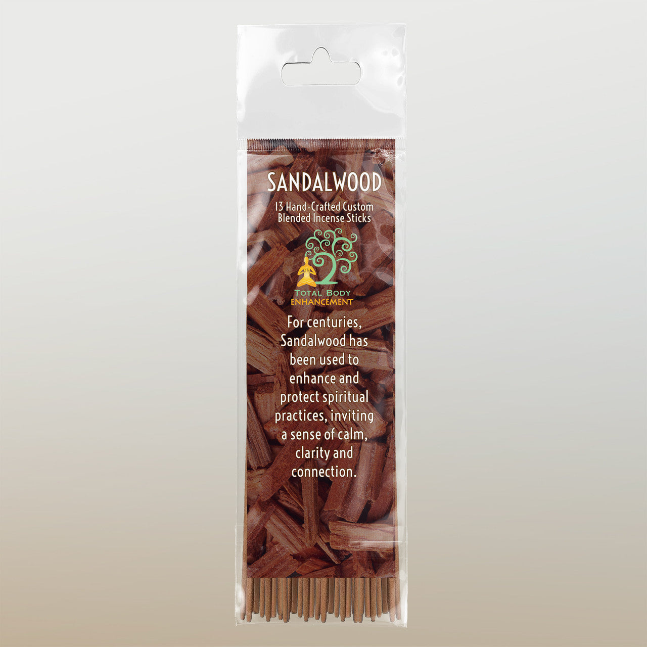 TBE Herbs Total Body Enhancement Herbs - Sandalwood Incense Sticks 13 handmade blended sticks