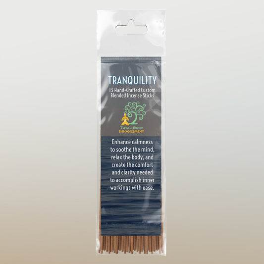 TBE Herbs Total Body Enhancement Herbs - Tranquility Incense Sticks 13 handmade blended sticks