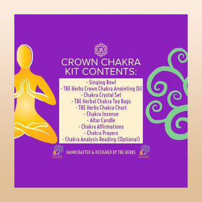 TBE Herbs Total Body Enhancement Herbs - Sahasrara (Crown) 7th Chakra