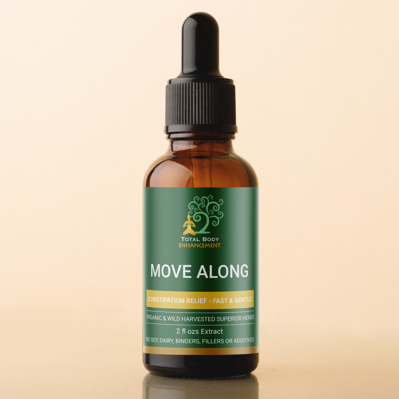 TBE Herbs Total Body Enhancement Herbs - Move Along Extract - 2 fluid ounces