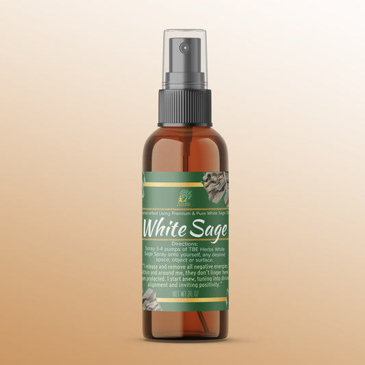 Total Body Enhancement Herbs - White Sage Spray - 2 fluid ounces