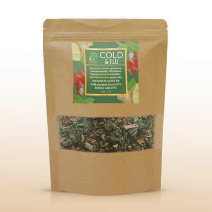 TBE Herbs Total Body Enhancement Herbs - Cold and Flu Herbal Blend - 2 ounces