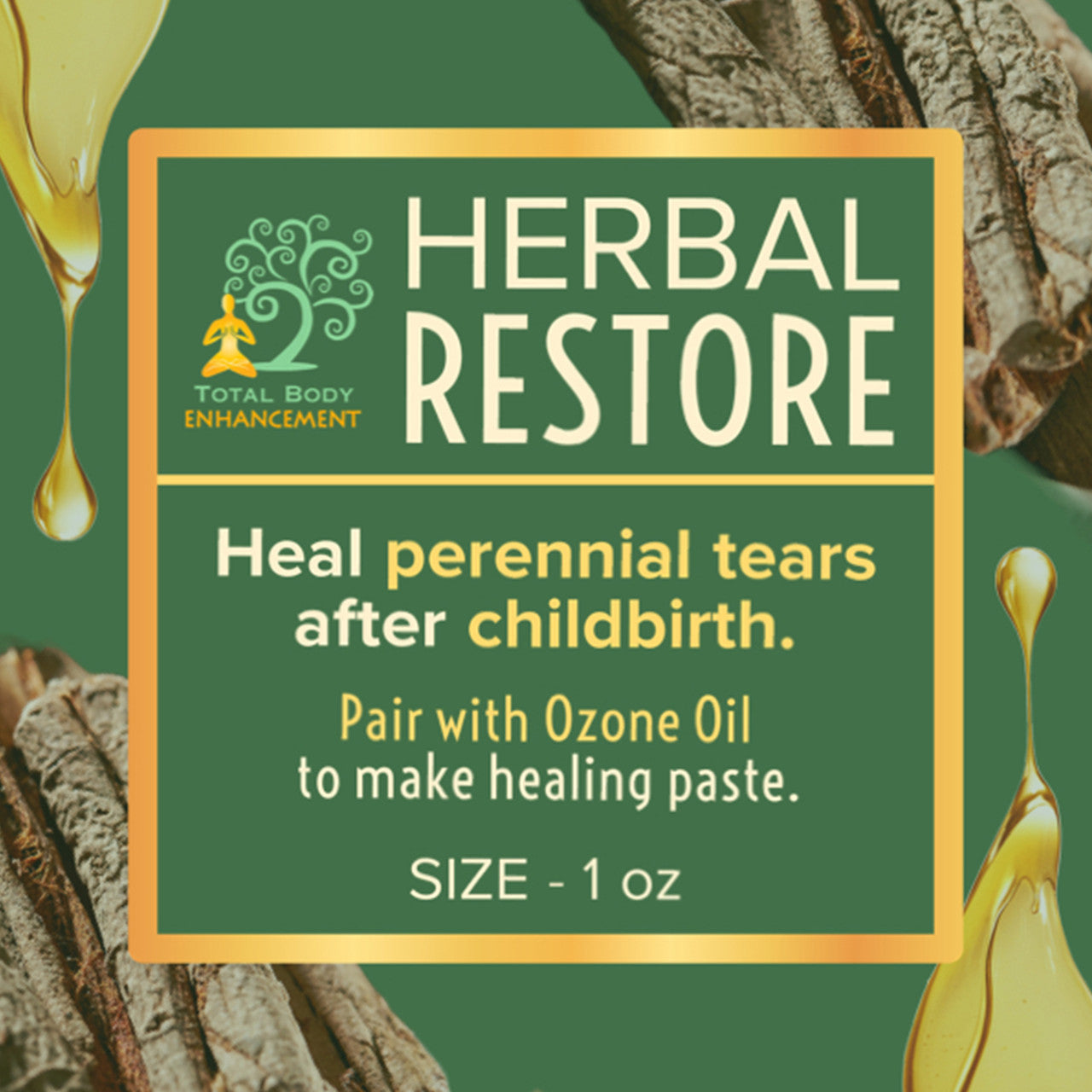 TBE Herbs Total Body Enhancement Herbs - Herbal Restore Blend - 2 ounces